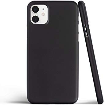 totallee Thin iPhone 11 Case, Thinnest Cover Ultra Slim Minimal - for Apple iPhone 11 (2019) (Frosted Black)