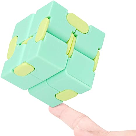 Blivener Infinity Cube Fidget Toy, Sensory Fidget Toys Stress Anxiety Relief Tool Hand Mini Kill Time Toys for Kids Adults Office
