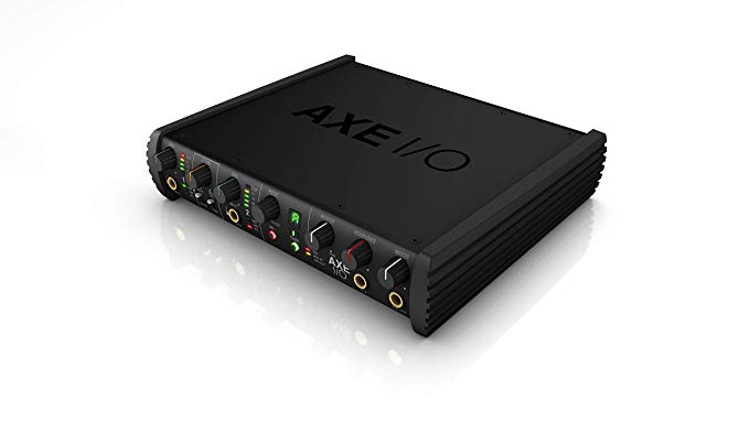 AXE I/O 2-channel audio interface with guitar tone shaping, and output and software recording bundle
