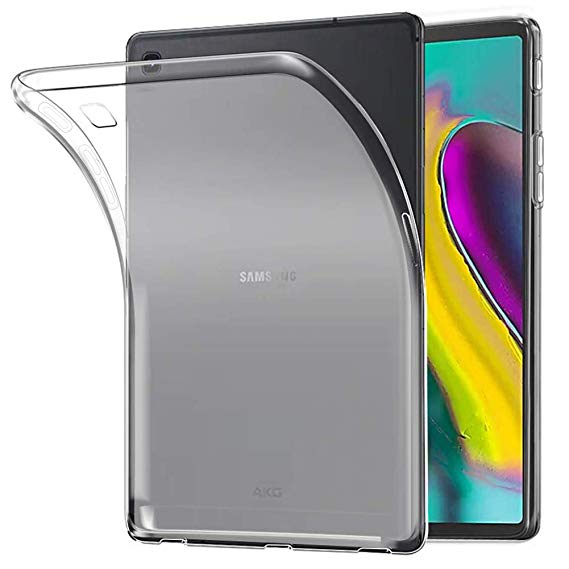 EasyAcc Samsung Galaxy Tab S5e Back Case, Ultra Light Slim Flexible Soft TPU Translucent Frosted Case Shockproof Anti Slip Back Protector Compatible Samsung Galaxy Tab S5e T720/ T725 - Translucent