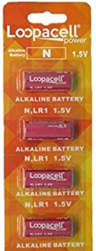 Loopacell E90 N LR1 Alkaline 1.5V 4 Batteries