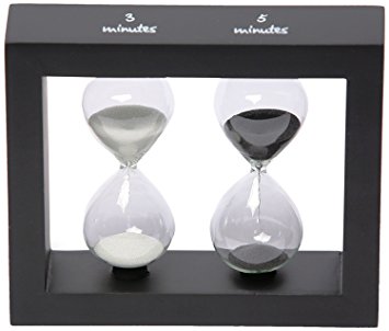 Lily's Home® Two-in-One Sand Timer, 3-Minute and 5-Minute