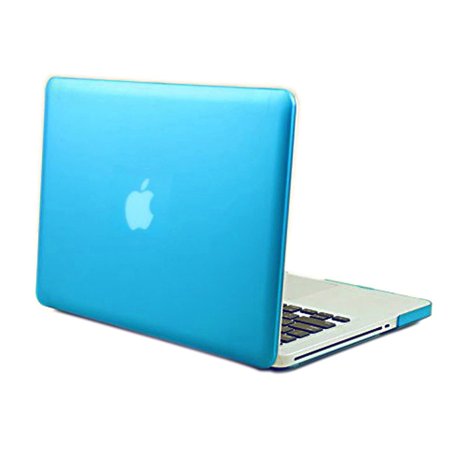 HDE MacBook Pro 13" (Non-Retina) Case Hard Shell Cover Rubberized Soft Touch for Apple Mac 13.3" Unibody with CD Drive - Fits Model A1278 (Teal)