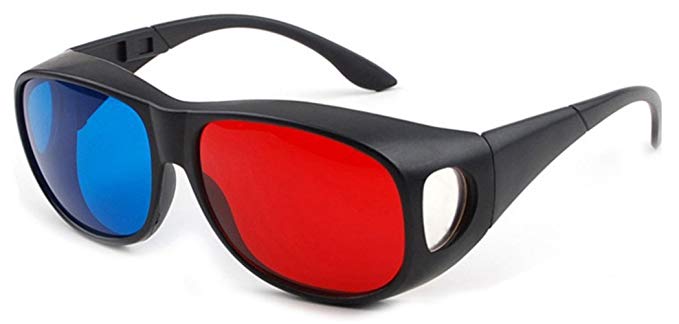 Red-blue / Cyan Anaglyph 3d Glasses 3d Movie Game-extra Upgrade Style 2Pcs in Different Style