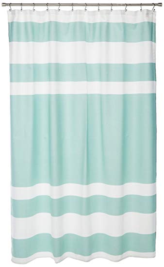 Madison Park Spa Waffle Shower Curtain with 3M Treatment Blue 54x78