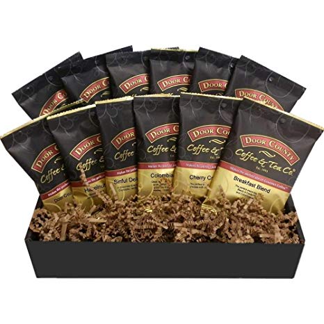 Door County Coffee Best Sellers, Classic, Full-Pot Bags, 12-Pack Gift Set