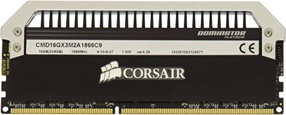 Corsair Dominator Platinum 16GB (2x8GB)  DDR3 1866 MHZ (PC3 15000) Desktop Memory