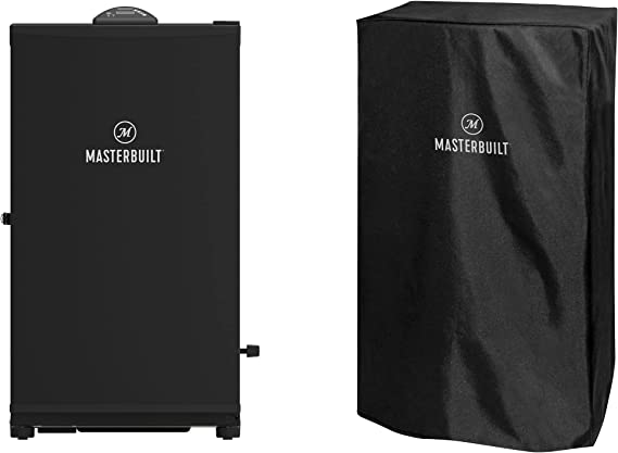 Masterbuilt 40 inch Digital Electric Smoker   Cover Bundle