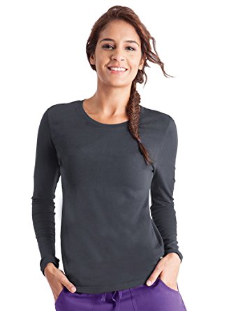 Healing Hands Womens Cotton Solid Casual Top