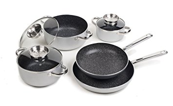 Stoneline Nonstick Stone Cookware - Classic 8-Piece Set