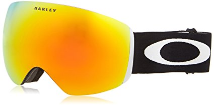 Oakley Flight Deck Ski Goggles, Matte Black/Fire Irid