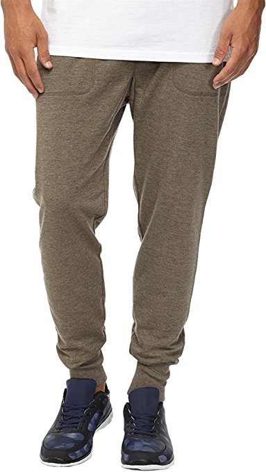 Mrignt Mens Casual Cotton Elastic Waist Jogging Pants