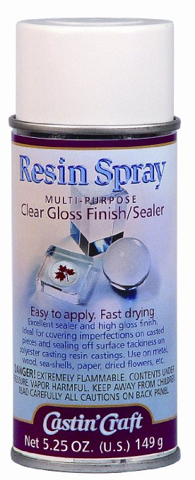Environmental Technology 5-1/4-Ounce Castin' Craft Resin Craft Surface Coat Spray