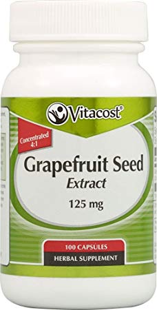 Vitacost Grapefruit Seed Extract -- 125 mg - 100 Capsules