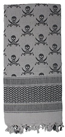 Rothco Skulls Shemagh Tactical Desert Scarf