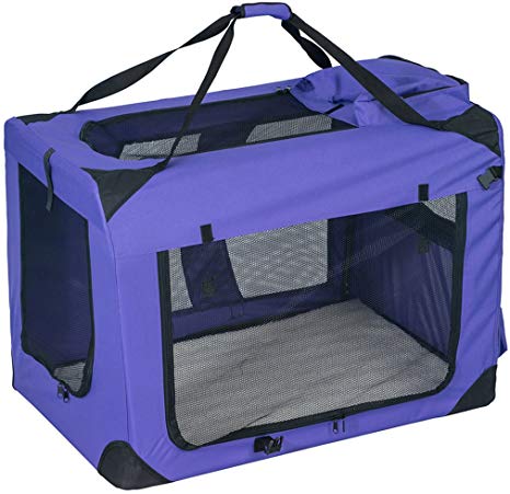 BuyHive Pet Dog Carrier Travel Tote Dog Crate Cat Puppy Carrying House Training Kennel Portable