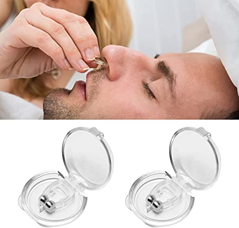 Anti Snore Devices,Magnetic Anti Snoring Nose Clip,Silicone Anti Snoring Nose Clip,Nasal Snore Clip,Stop Snoring Nose Device Snore Stopper,Snoring Solution,Sleep Aid Relieve Snore for Men Women