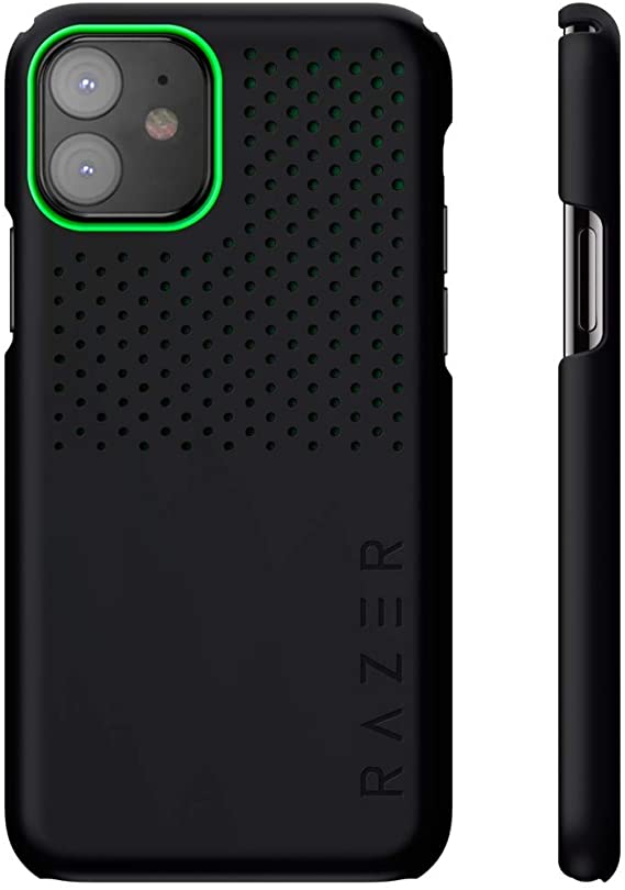 Razer Arctech Slim for iPhone 11 Case: Thermaphene & Venting Performance Cooling - Wireless Charging Compatible - Matte Black