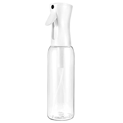 Water Spray Bottle Hair Mister - Continuous Fine Mist Sprayer Aerosol 360 Bottles, Empty Professional Pressurized Atomizer for Barber Misting Plants Sanitizer Alcohol, 17Oz/500Ml, Clear