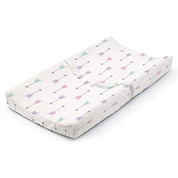 Summer Ultra Plush Changing Pad Cover, Girly Arrows