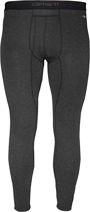 Carhartt Mens Force Midweight Synthetic-Wool Blend Base Layer Pant