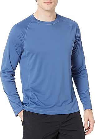 Amazon Essentials Mens Long-Sleeve Quick-Dry UPF 50 Swim Tee