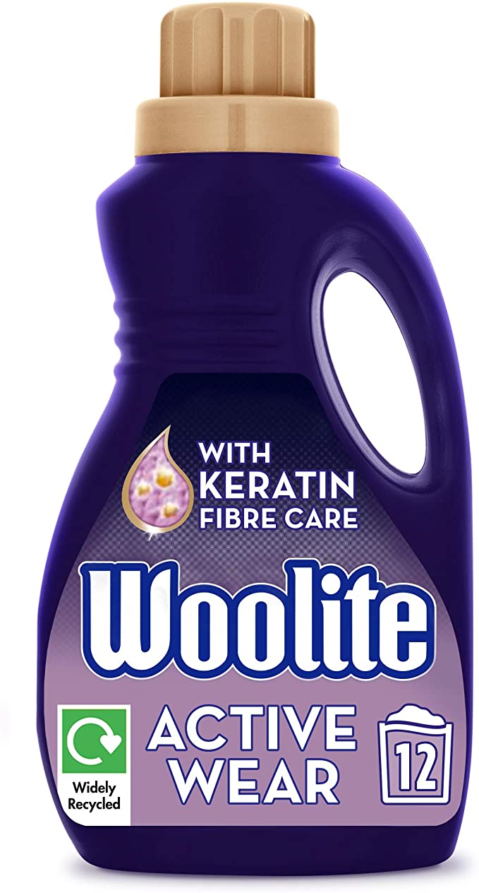 Woolite Sports Laundry Detergent Liquid, Fights Odours & Keeps Active Wear Like New, 750 ml, Pack of 1