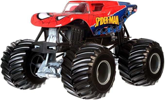 Hot Wheels Monster Jam Die-Cast Spider-Man Vehicle (1:24 Scale)