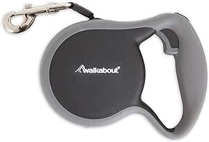 Petmate Walkabout 3 Retractable Collar, Black, Small (02402)