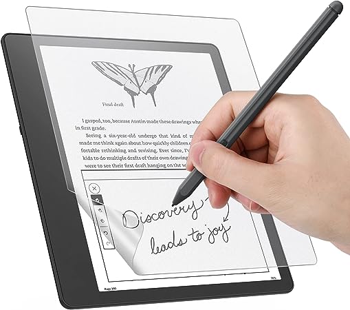 MoKo PET Matte Screen Protector Compatible with 10.2" Kindle Scribe 1st Generation - 2022 Release, [Anti-Scratch] Anti-Glare Feature Makes Writing Same Like on Paper PET Film