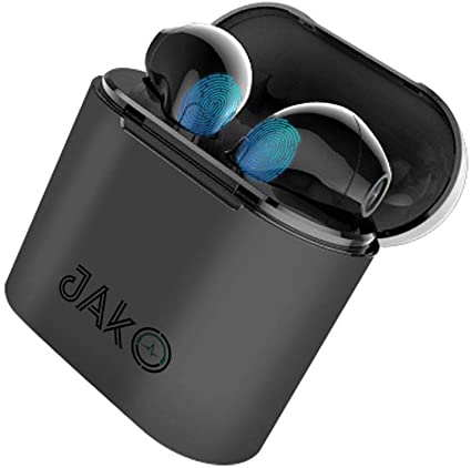 Wireless Earbuds JAKO ，Bluetooth 5.0 Headphones Waterproof in-Ear Earphones Noise Cancelling HD Stereo Sweatproof Headsets Smart Touch for Sport Running Driving Workout