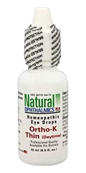 Natural Ophthalmics Ortho-K Thin Daytime Eye Drops, 0.5 Ounce