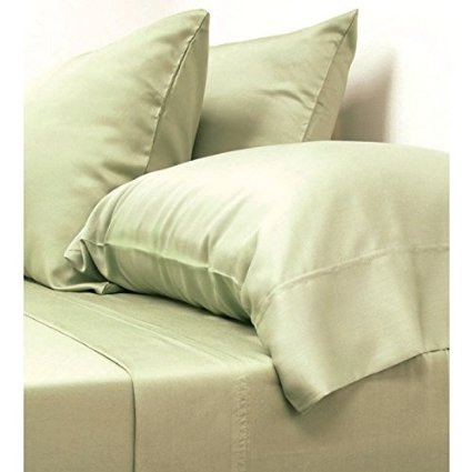 Cariloha Crazy Soft Classic King Sheets - 4 Piece Bed Sheet Set - 100% Viscose From Bamboo - Lifetime Guarantee (King, Sage)