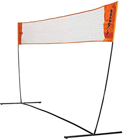 Victor Easy Net - Badminton & Tennis - 3.5m Wide with Adjustable Height - Blue