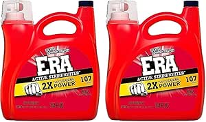 Era 2X Ultra Active Stainfighter Formula Regular Liquid Laundry Detergent 154 lf oz 107 Loads (Pack of 2)