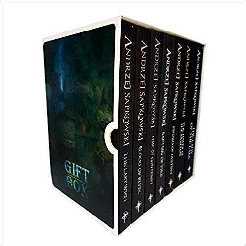 Andrzej Sapkowski Witcher Series Collection 7 Books Gift-Box Set (The Last Wish, Sword of Destiny, Blood of Elves, Time of Contempt, Baptism of Fire)