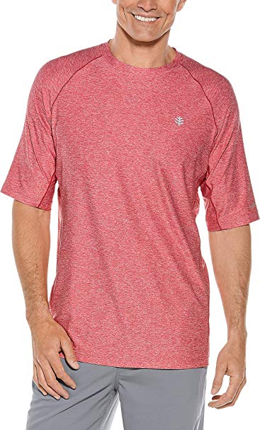 Coolibar UPF 50  Men's Short Sleeve Performance Tee - Sun Protective