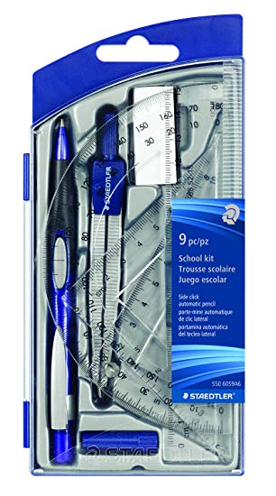 STAEDTLER Math Set for Drawing Measuring Tool (550 60S9A6)