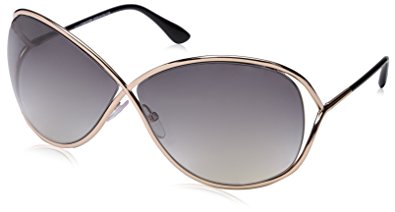 Tom Ford Women's FT0130 Sunglasses, Shiny Rose Gold