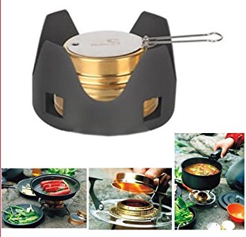 NuoYa005 Solid-liquid Alcohol Burner Camp Cooking Stove Backpacking Outdoor Camping BBQ