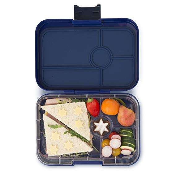 Yumbox Tapas Larger Size (Portofino Blue Explore Tray) Leakproof Bento lunch box for Adults, Teens & Pre-teens