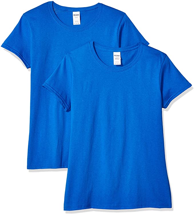 Gildan Women's Heavy Cotton T-Shirt, Style G5000L, 2-Pack