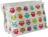 Ice Pack for Lunch Boxes 3 Pack by Bentology 6x45 - Owl Design