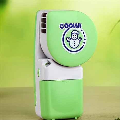 Creaker Electric Small Portable Fan & Mini-air Conditioner Water Cool Cooler, Runs On Batteries Or USB