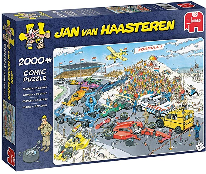 Jumbo 19097 Jan Van Haasteren-The Start 2000 Piece Jigsaw Puzzle, Multi