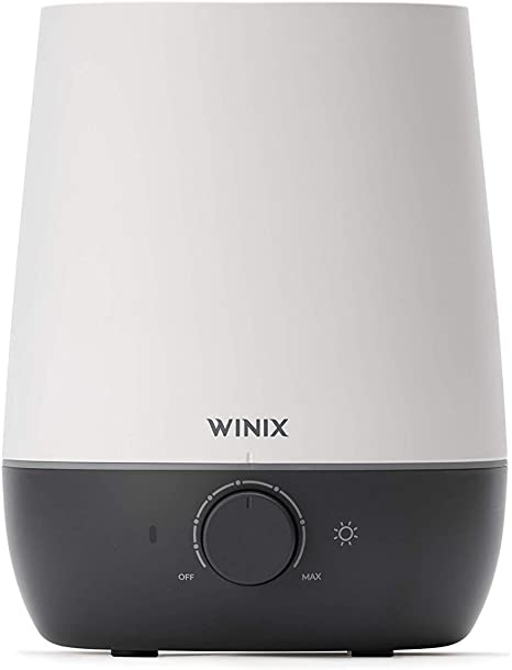 Winix Ultrasonic Cool Mist Humidifier - Premium Humidifying Unit with Whisper-Quiet Operation, Automatic Shut-Off and Night Light Function - Lasts Up to 30 Hours