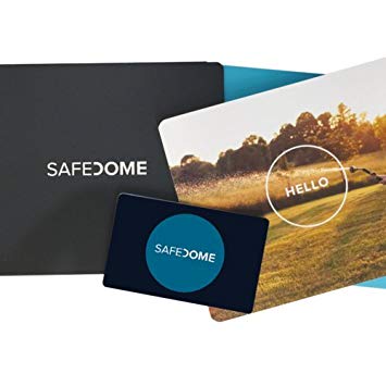 Safedome Classic - The Worlds Thinnest Bluetooth Tracking Card. Easily Find Your Lost Wallet, Bag, Backpack or Phone. Fits Perfectly in Your Wallet or Purse. This Product is Not Rechargeable.