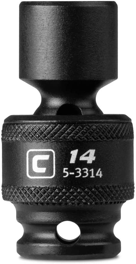 Capri Tools 14 mm Universal Impact Socket, 3/8-Inch Drive, 6-Point, Metric