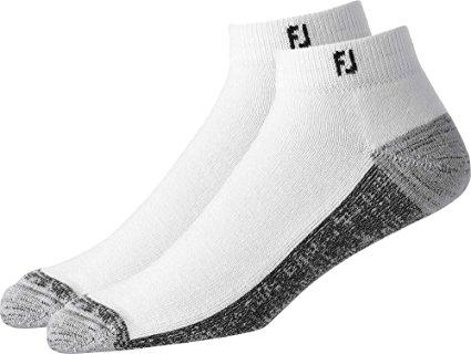 Men's Footjoy ProDry Sport Socks (7-12) White Size Socks Large 8-12 (2-Pack)