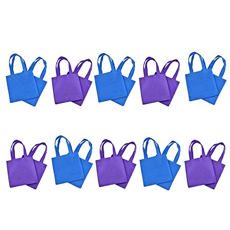 BCP 9-inch 20pcs Small Non-woven Reusable Kids Carrying/ Shopping/grocery Tote Bag for Wedding Favor/gift /Party